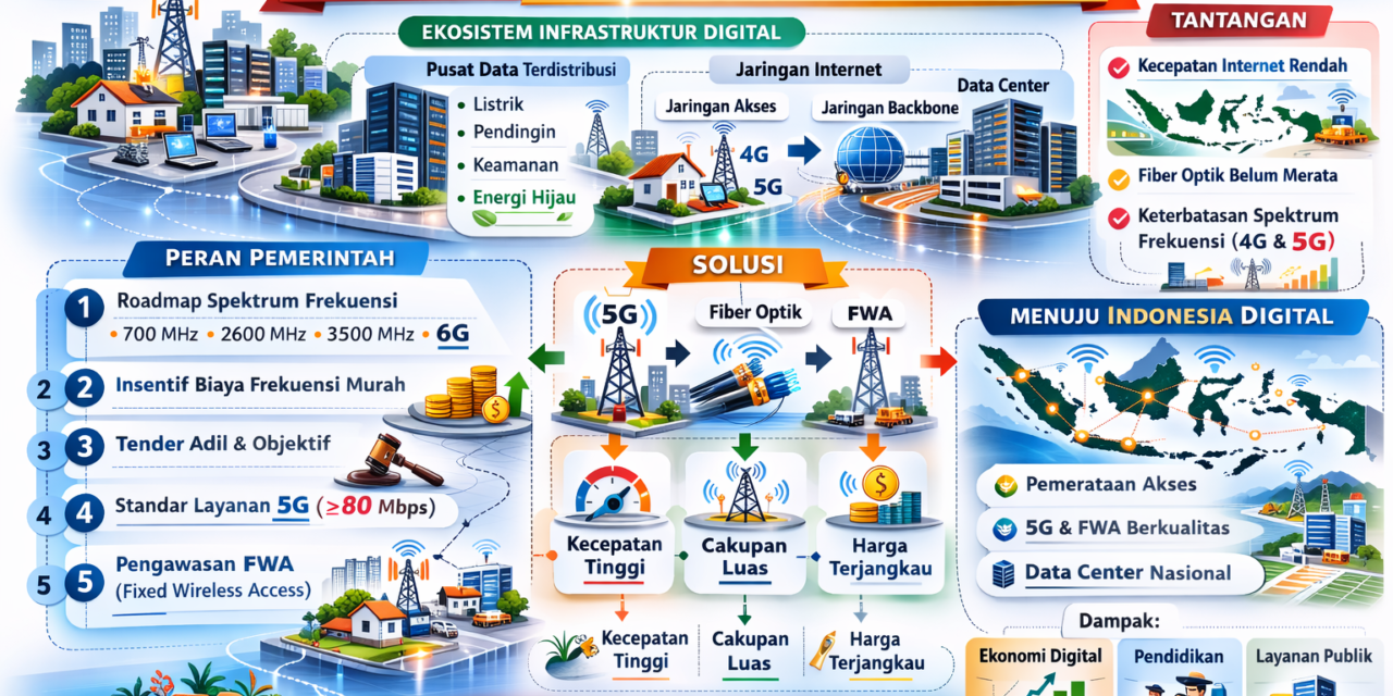 Jaringan Akses Internet untuk Mendukung Transformasi Digital Indonesia