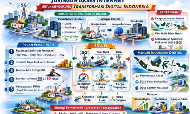 Jaringan Akses Internet untuk Mendukung Transformasi Digital Indonesia